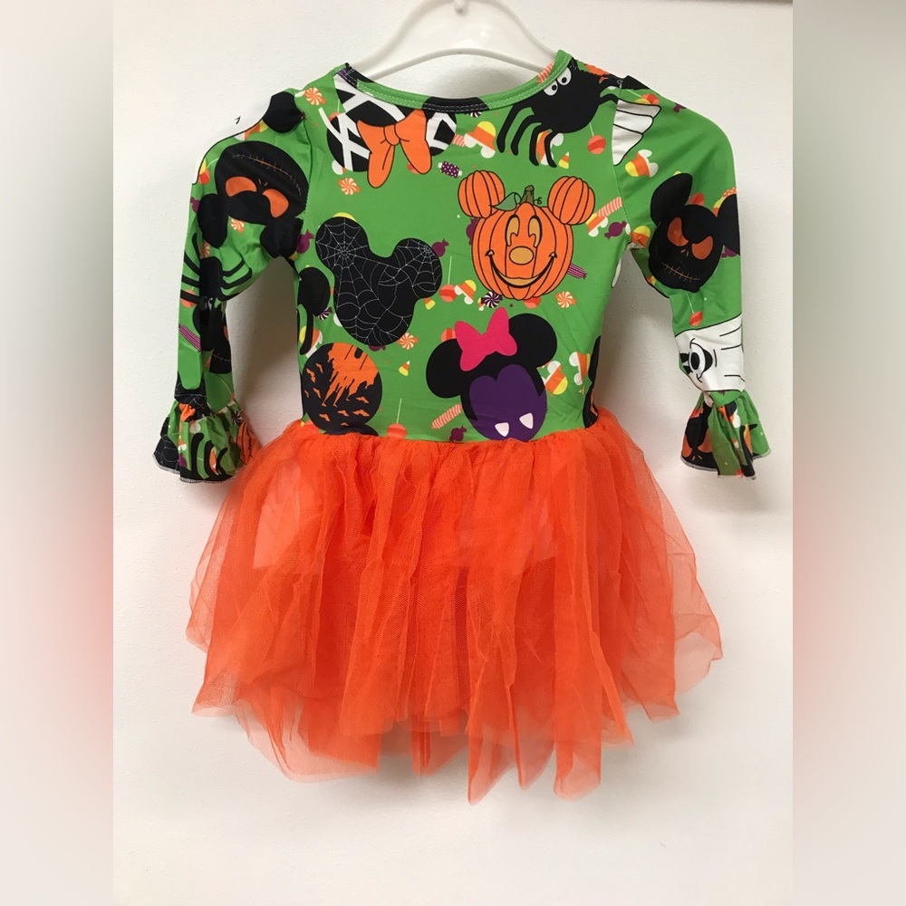 COPY - Little Toddler Girl Dress Kids Ghost Halloween Tulle Tutu Dress Outfit S… - Picture 3 of 5